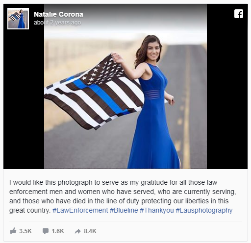 Will You Help Honor, Support, and Defend Officers like Natalie Corona?