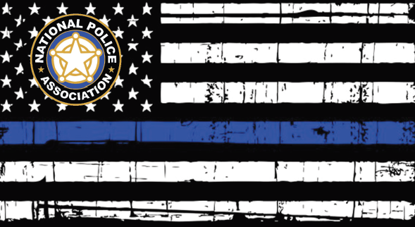 Get this exclusive NPA Thin Blue Line bumper sticker as a special thank you gift for ANY donation you make TODAY