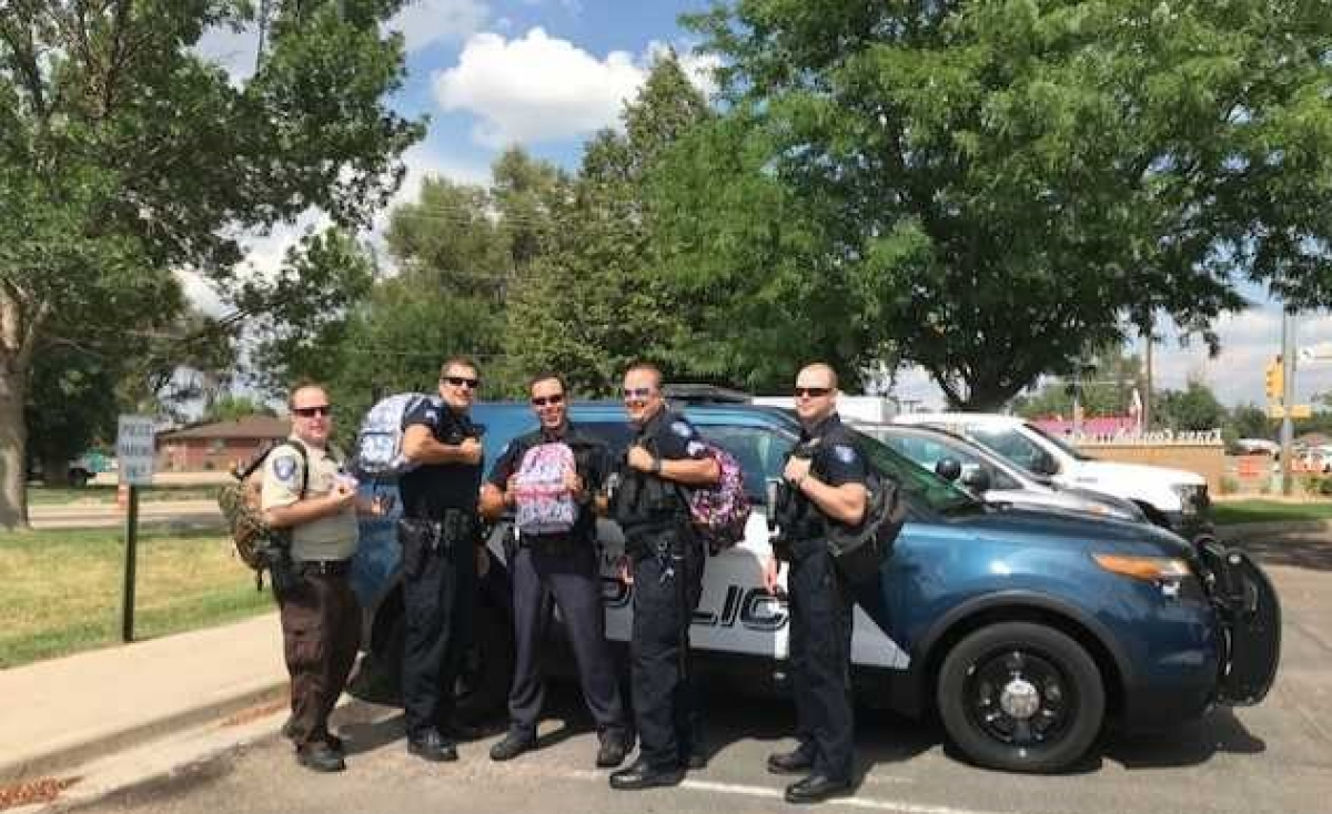 Evans Colorado PD School Supplies Drive